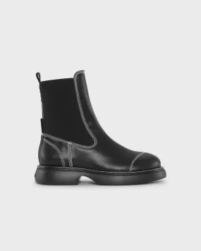 Ganni   Boots Everyday Mid Chelsea Black 